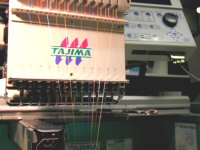 Tajima-Stickmaschine